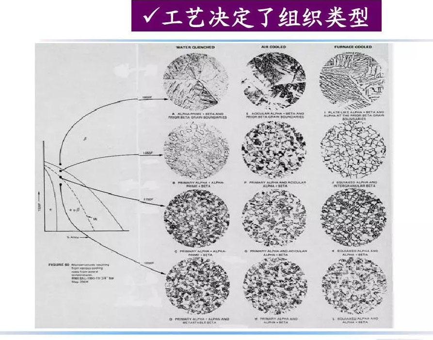 钛合金资料组织机能关系